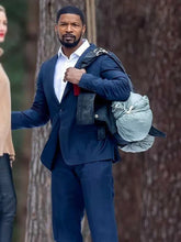 Jamie Foxx Blue Suit Back In Action